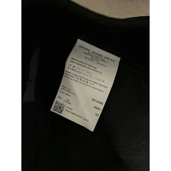 Escada EU 40 Medium Velour 5 Pocket Jean Style